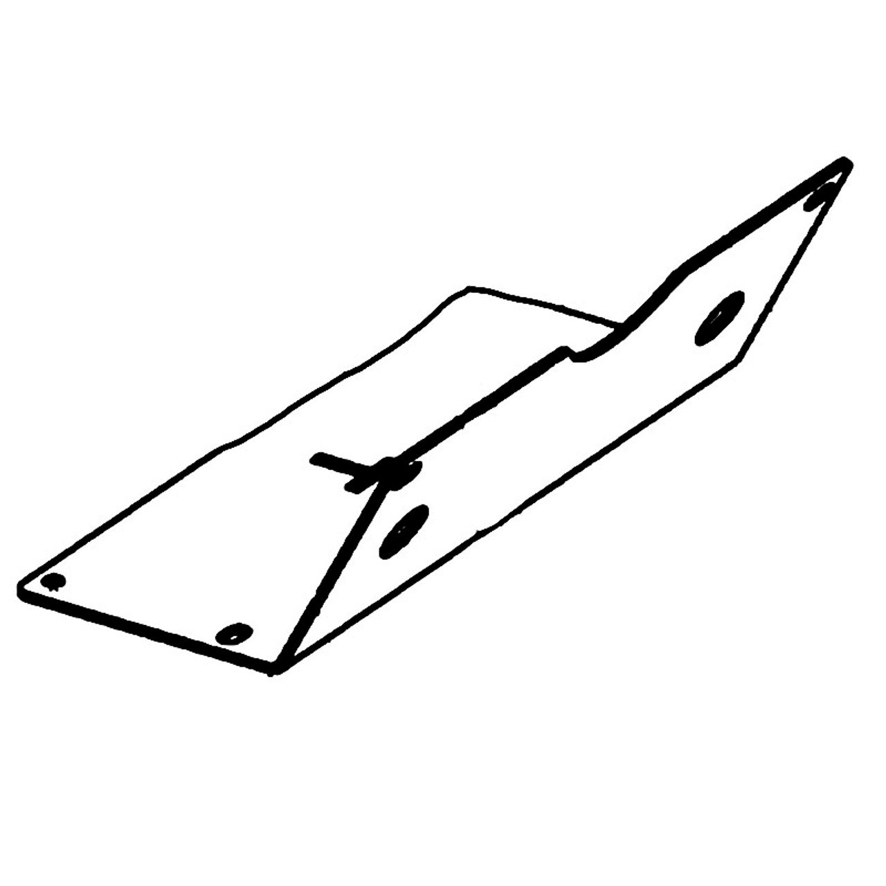 Osłona dolnej prowadnicy ramy Ms668 5838086-02