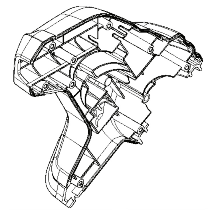 Osłona silnika lewa
