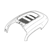 Pokrywa Silnika Kompletna, Czarna 5870091-03 Pokrywa Silnika Kompletna, Czarna 5870091-03