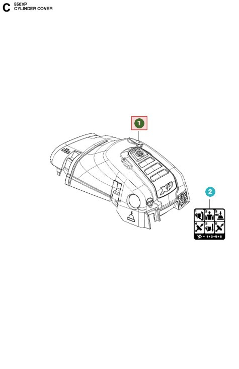 Pokrywa cylindra 5872486-03