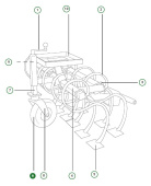 Koło Wspomagające 5886844-01 Koło Wspomagające 5886844-01