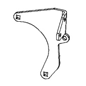 Mocowanie przekładni ocynkowane 5892888-02 Mocowanie przekładni ocynkowane 5892888-02