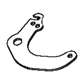 Napęd Bellcrank Czarny Cynk Pla 5892899-02 Napęd Bellcrank Czarny Cynk Pla 5892899-02