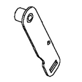 Koło napinające napędu ramienia, czarny cynk, pla 5892905-02 Koło napinające napędu ramienia, czarny cynk, pla 5892905-02