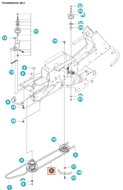 Pasek Rider PR17, R418Ts