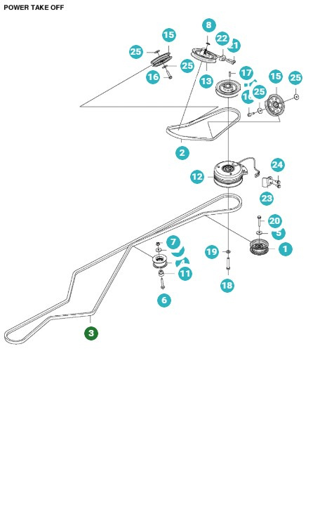Pasek Husqvarna P524