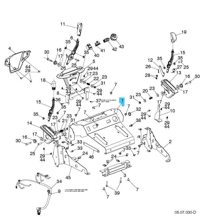 Podstawa konsoli Husqvarna Greyms 5896264-02