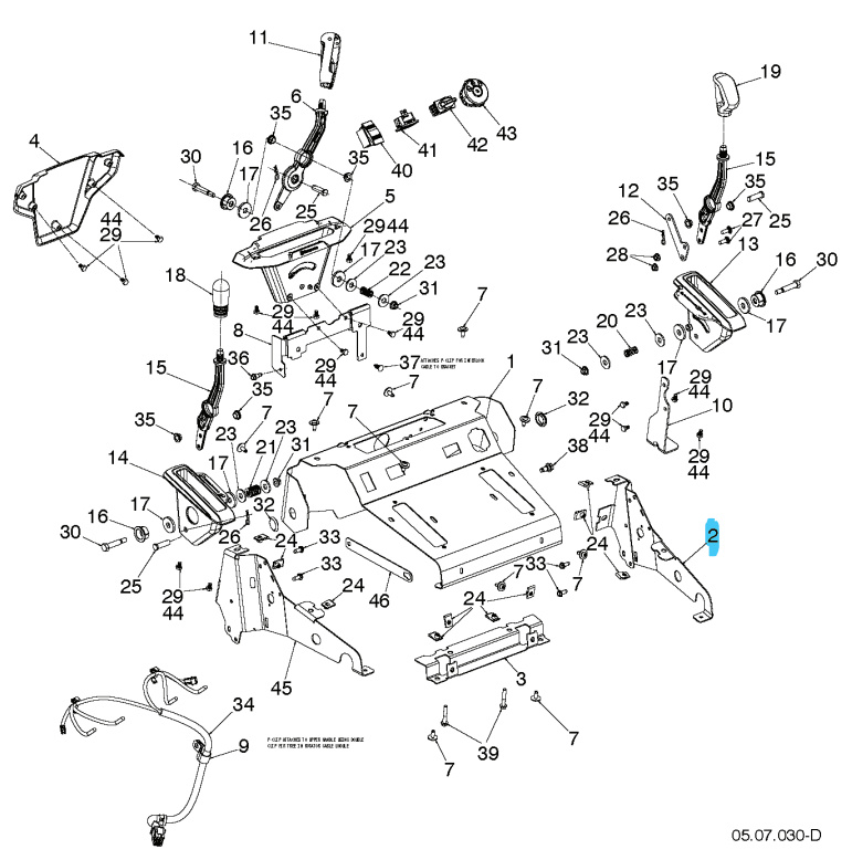 Bok konsoli Rhs Ms 498 Szary 5896268-04