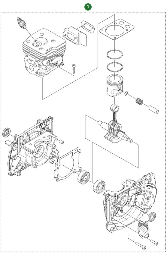 Krótki Blok R15Iiat 5900928-01