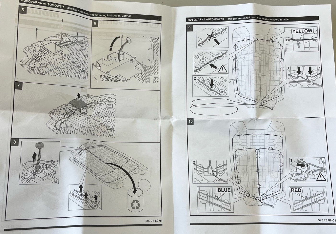 Płyta ładująca anteny Automower 310, 315, 315X