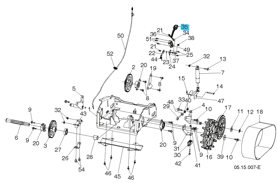Dźwignia Regulacji Wysokości 5905942-01