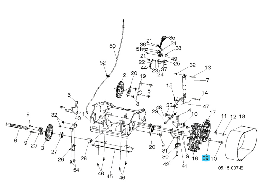 Płytka dystansowa .38 X 1,5 5906985-01