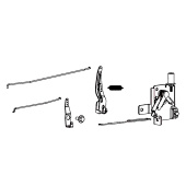 Zestaw Serwisowy, Przepustnica, Dźwignia 5909925-01 Zestaw Serwisowy, Przepustnica, Dźwignia 5909925-01