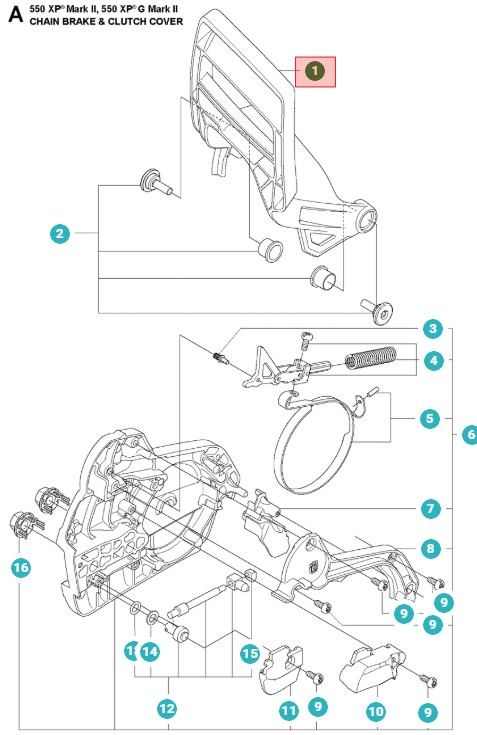 Ochrona przed rzutami 545 Mark II, 550XP Mark II
