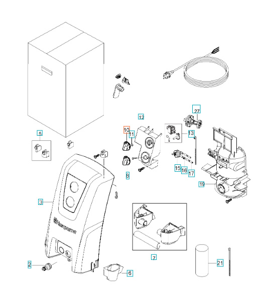 Pokrętło Pokrętło Sz,1 Ãƒâ¸6X5 5926177-09