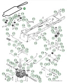 Pasek napędowy Husqvarna TC138, TC138L, TC238, LT2317CMA Pasek napędowy Husqvarna TC138, TC138L, TC238, LT2317CMA