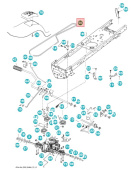 Pasek Husqvarna LTH154, LTH151, Jonsered LT2218A2, LT2216A2 Pasek Husqvarna LTH154, LTH151, Jonsered LT2218A2, LT2216A2