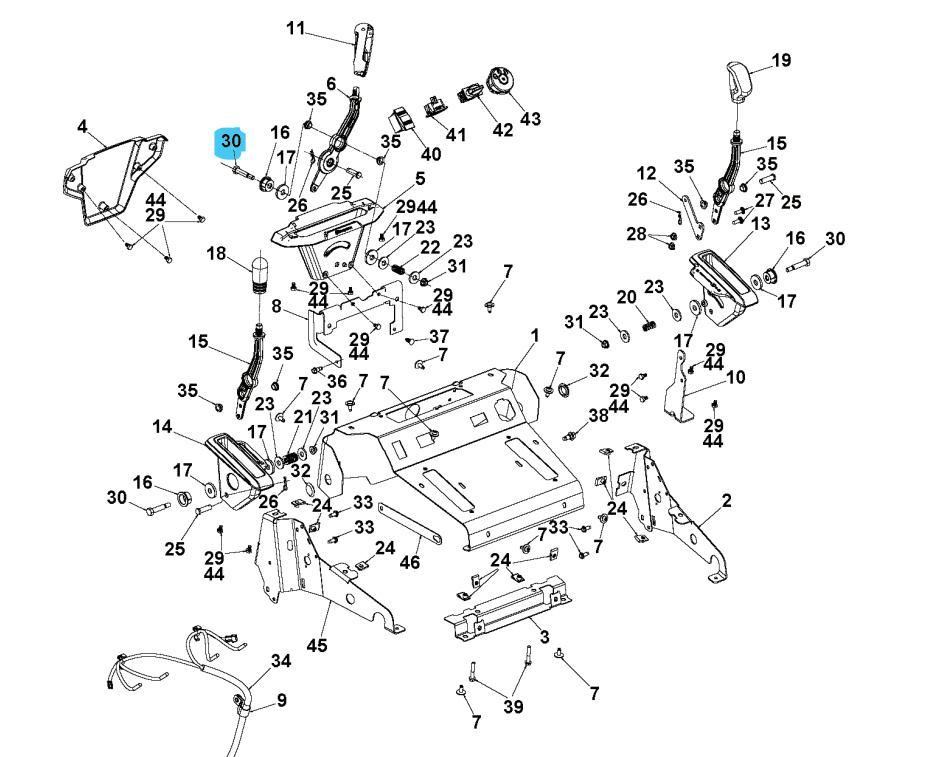 Śruba zewnętrzna z łbem sześciokątnym 5/8 5930920-01