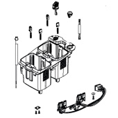 Skrzynka na akumulator Część zamienna Lc 5931245-03 Skrzynka na akumulator Część zamienna Lc 5931245-03