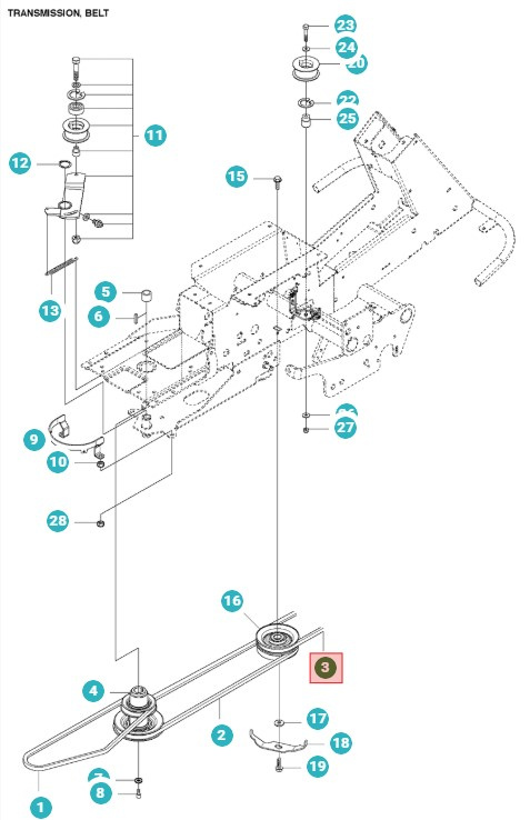 Pasek P524, Rider 418, Pro 15, Pro 18, Proflex 21