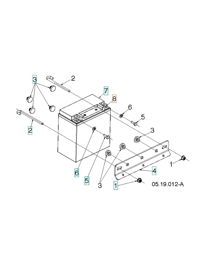 Nakrętka kwadratowa M6 11X8,5 Zpb