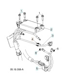 Rurka falista Clip Convoluted, 1/4 czarna Rurka falista Clip Convoluted, 1/4 czarna