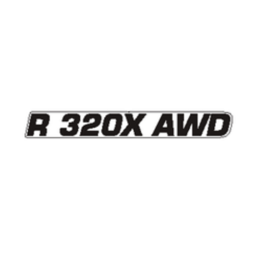 Naklejka na maskę silnika R 320X AWD