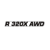 Naklejka na maskę silnika R 320X AWD Naklejka na maskę silnika R 320X AWD