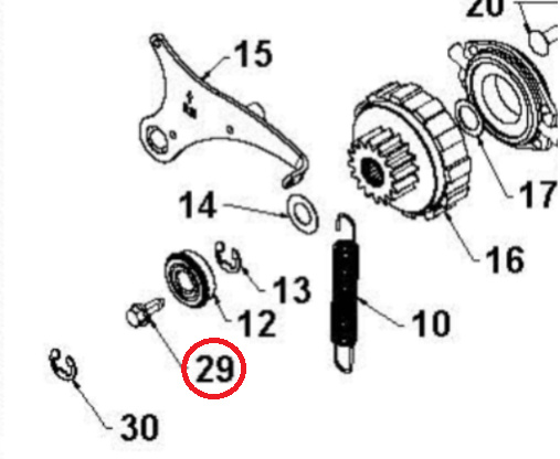 Śruba Z Łbem Sześciokątnym Zewn 5955177-01