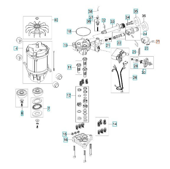 Uchwyt Osłony, Mały 5960247-01