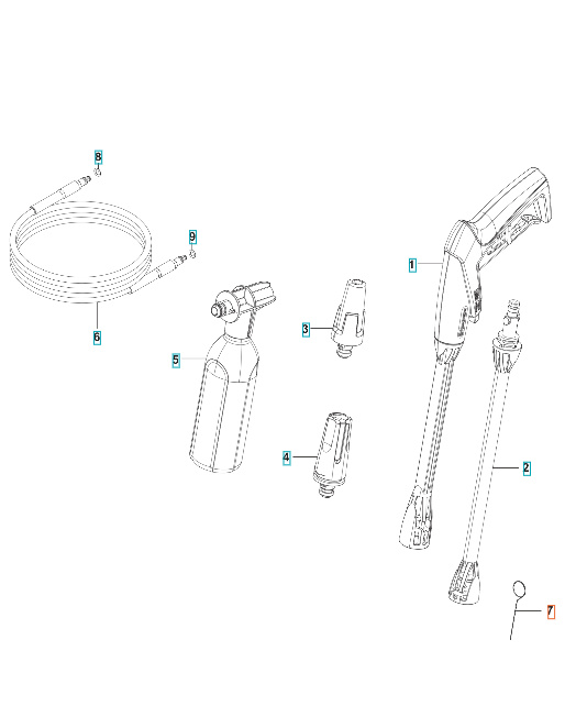 Narzędzie Do Czyszczenia Czarne 5960249-01