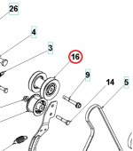 Podkładka 11/32 X 11/16 X 14 Ga T