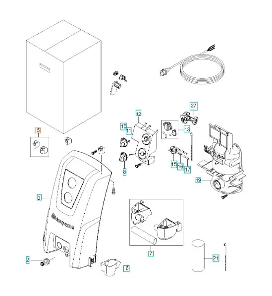 Uchwyt Do Uchwytu Bębna Węża 5962886-01