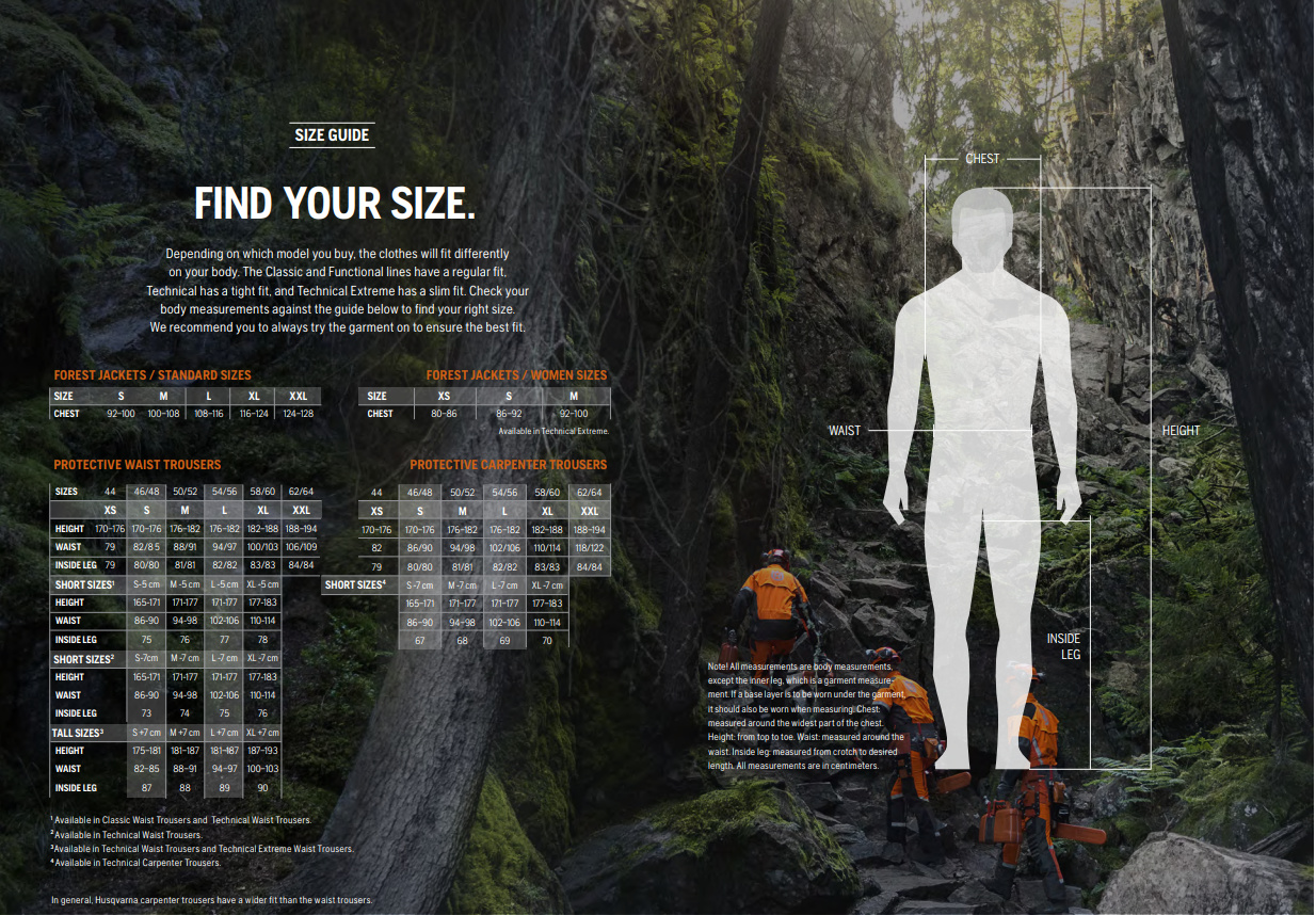 Spodnie ochronne Husqvarna Technical ogrodniczki