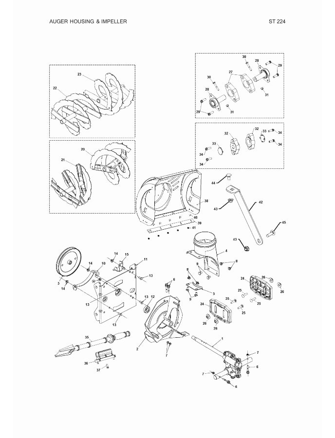 Śruba sześciokątna 1/4-20 X 1-5