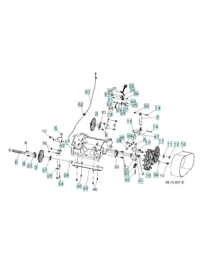 Nakrętka, 3/8-16, sześciokątna, blokowana, Z 3/8-1