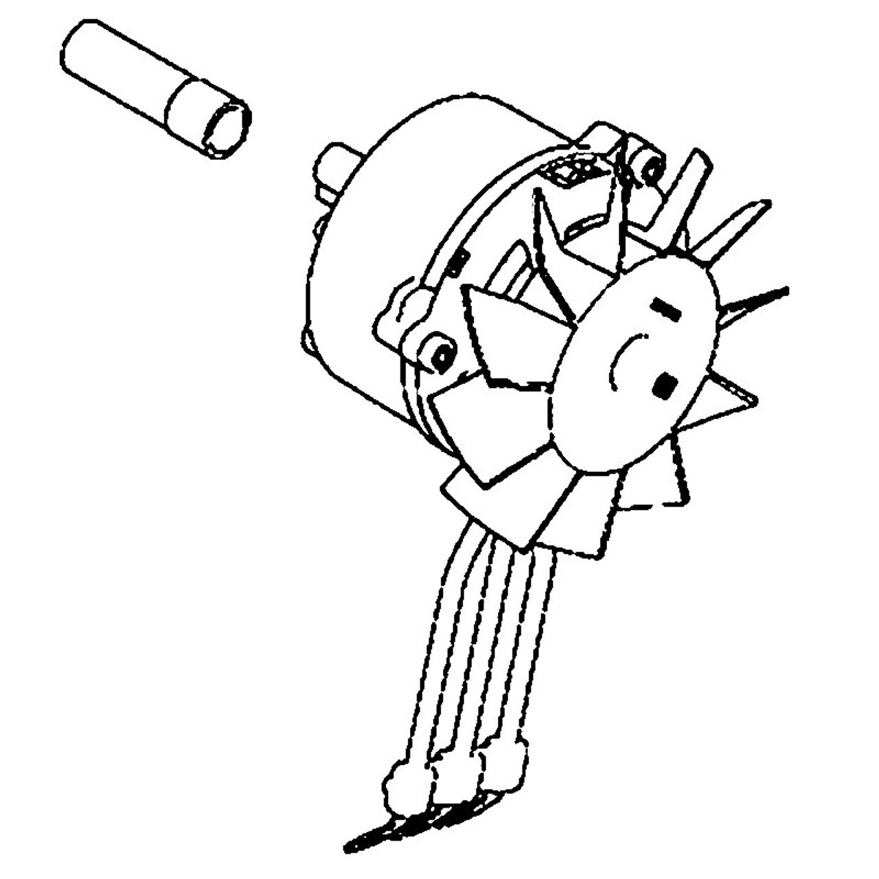 Zespół Silnika Husqvarna 535iFR, 535iRX, 535iRXT