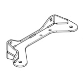 Wspornik silnika lewy 525D Wspornik silnika lewy 525D