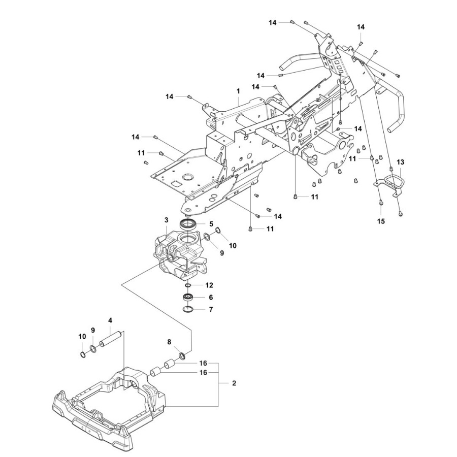 Rama podwozia kompletna
