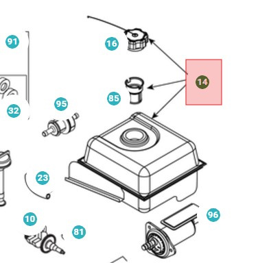 Zbiornik paliwa Zespół zbiornika paliwa-