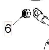 Nakrętka zabezpieczająca M6 Wkładka Nyloc H Nakrętka zabezpieczająca M6 Wkładka Nyloc H