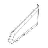 Pokrywa zespołu pokrywy zbiornika paliwa Pokrywa zespołu pokrywy zbiornika paliwa