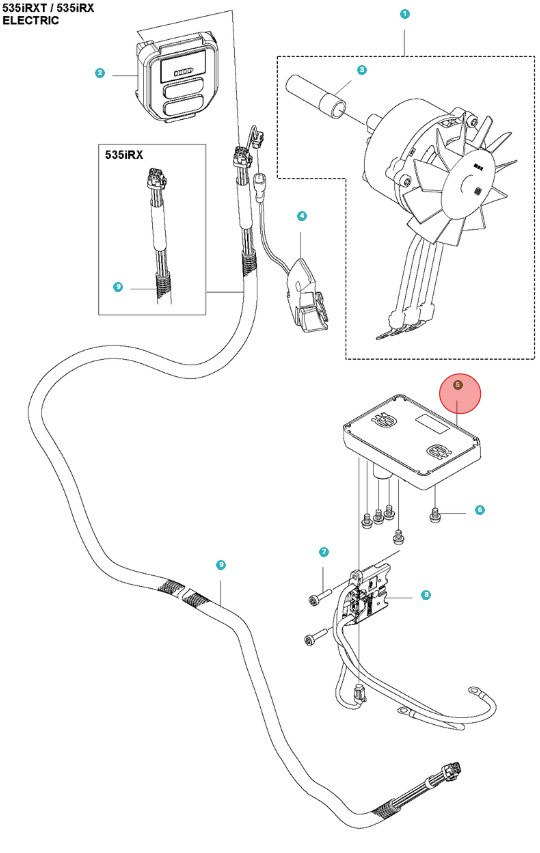 Zestaw jednostki sterującej Bc rząd 5976695-01