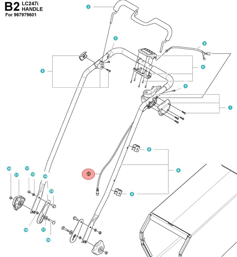 Kabel Awg26 1020Mm 5976887-01