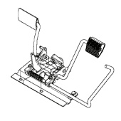 Zespół płytki pedału z łożyskiem Zespół płytki pedału z łożyskiem