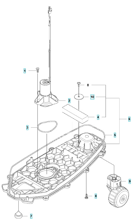 Waga sztangi kwadratowej 507,8 G