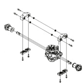 Zestaw skrzyni biegów Tylna skrzynia biegów 5985137-01 Zestaw skrzyni biegów Tylna skrzynia biegów 5985137-01