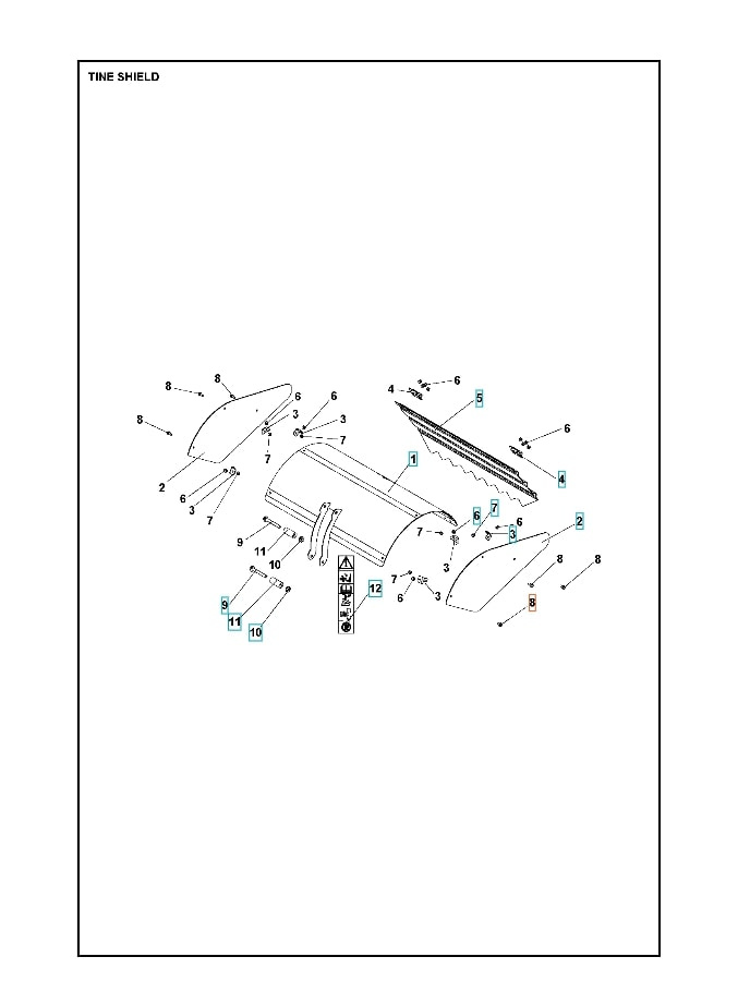 Śruba H Wybrzuszenie karbowane X 12 5986754-01