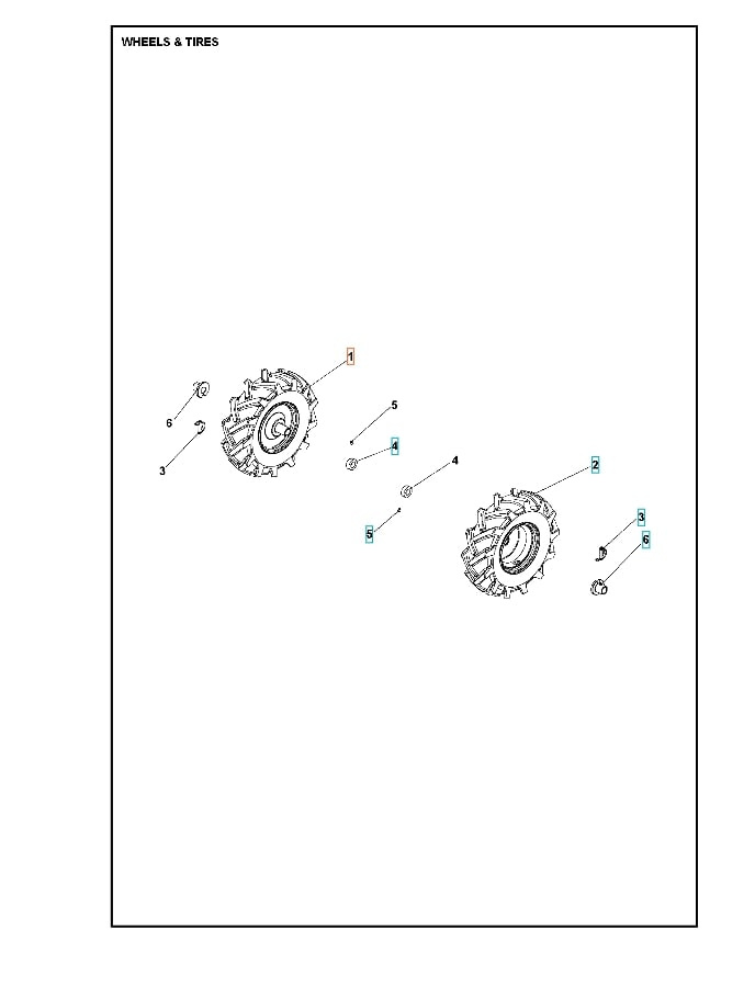 Koło Prawe 3,50X6 5986785-01