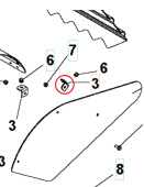 Pokrywa Pokrywa Zębów Carter Roto40 5986807-01 Pokrywa Pokrywa Zębów Carter Roto40 5986807-01